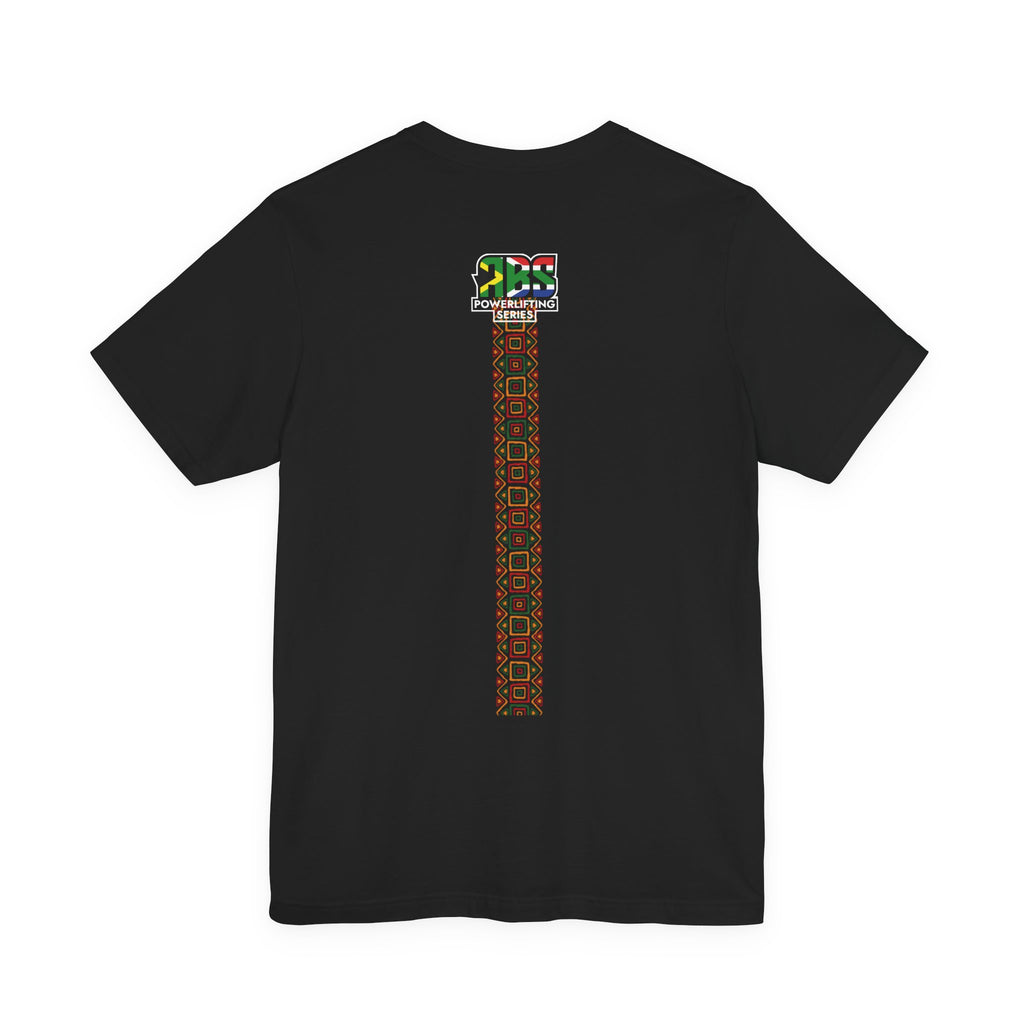 ABS Powerlifting Graphic Tee- South Africa Tribal Pattern