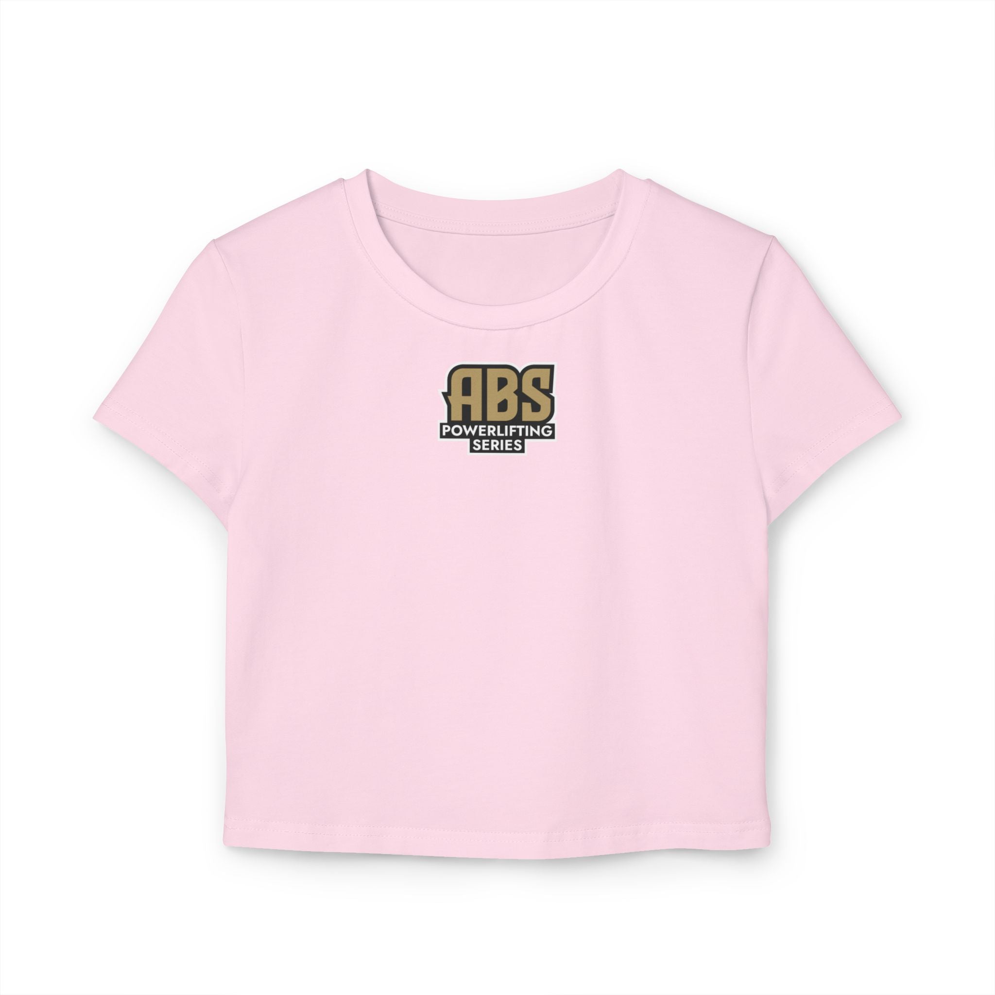 ABS Powerlifting Series Women's Baby Tee – Athletic Gym Crop Top