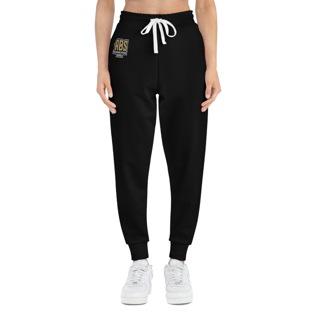 ABS Powerlifting Series Athletic Joggers — Black Gym Sweatpants