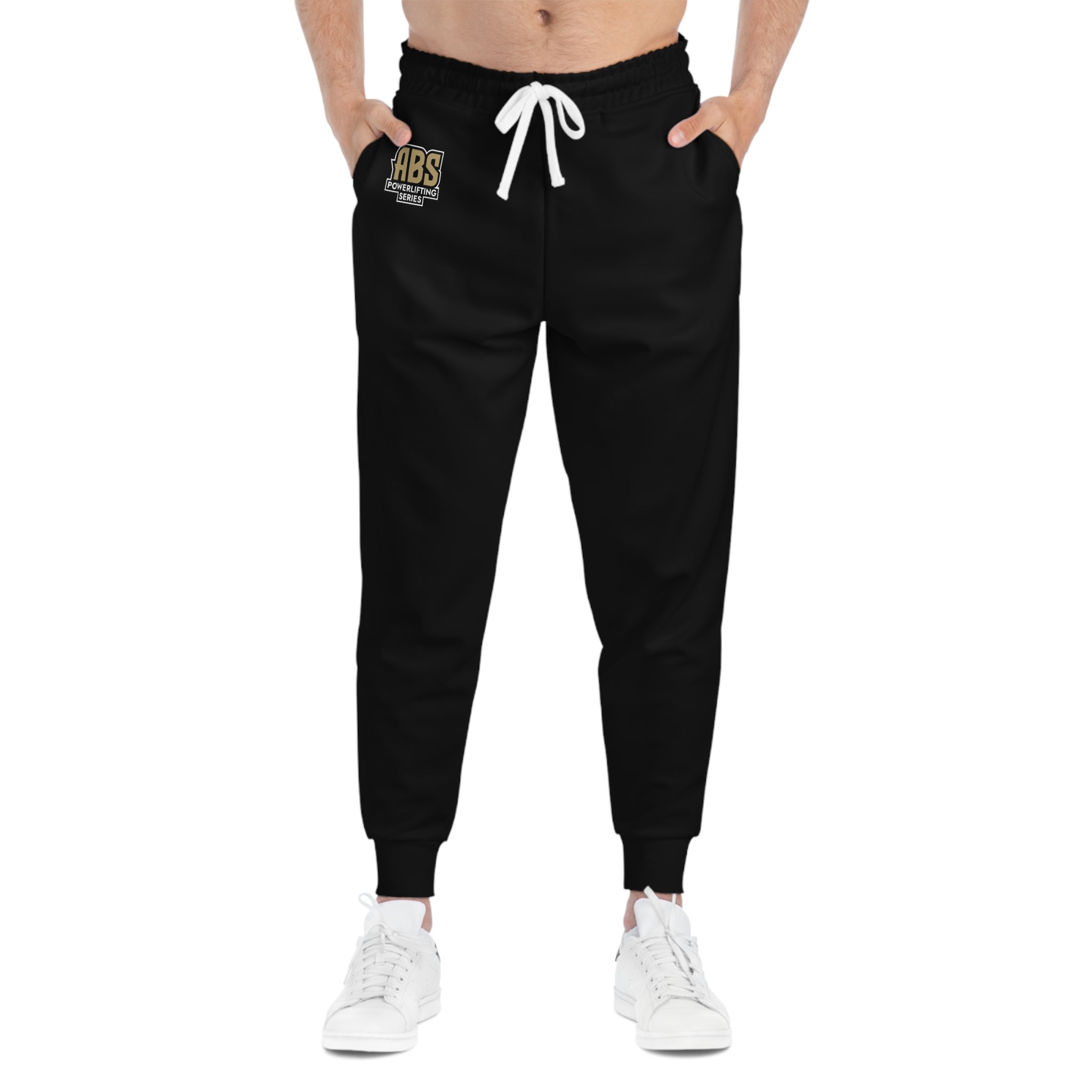 ABS Powerlifting Series Athletic Joggers — Black Gym Sweatpants