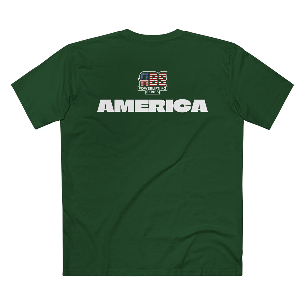 Powerlifting Series Tee — ABS America Logo T-Shirt