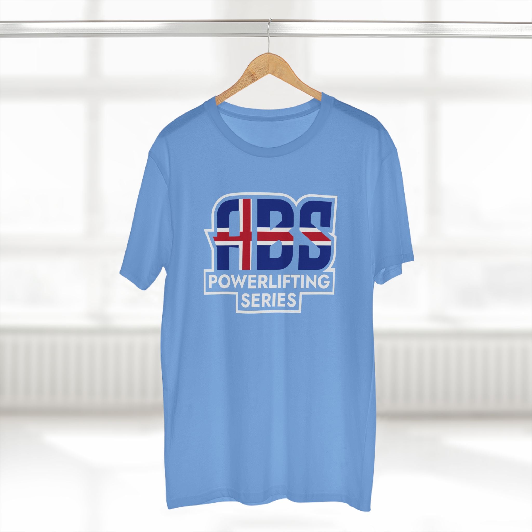 ABS Powerlifting T-shirts- Iceland Small Logo