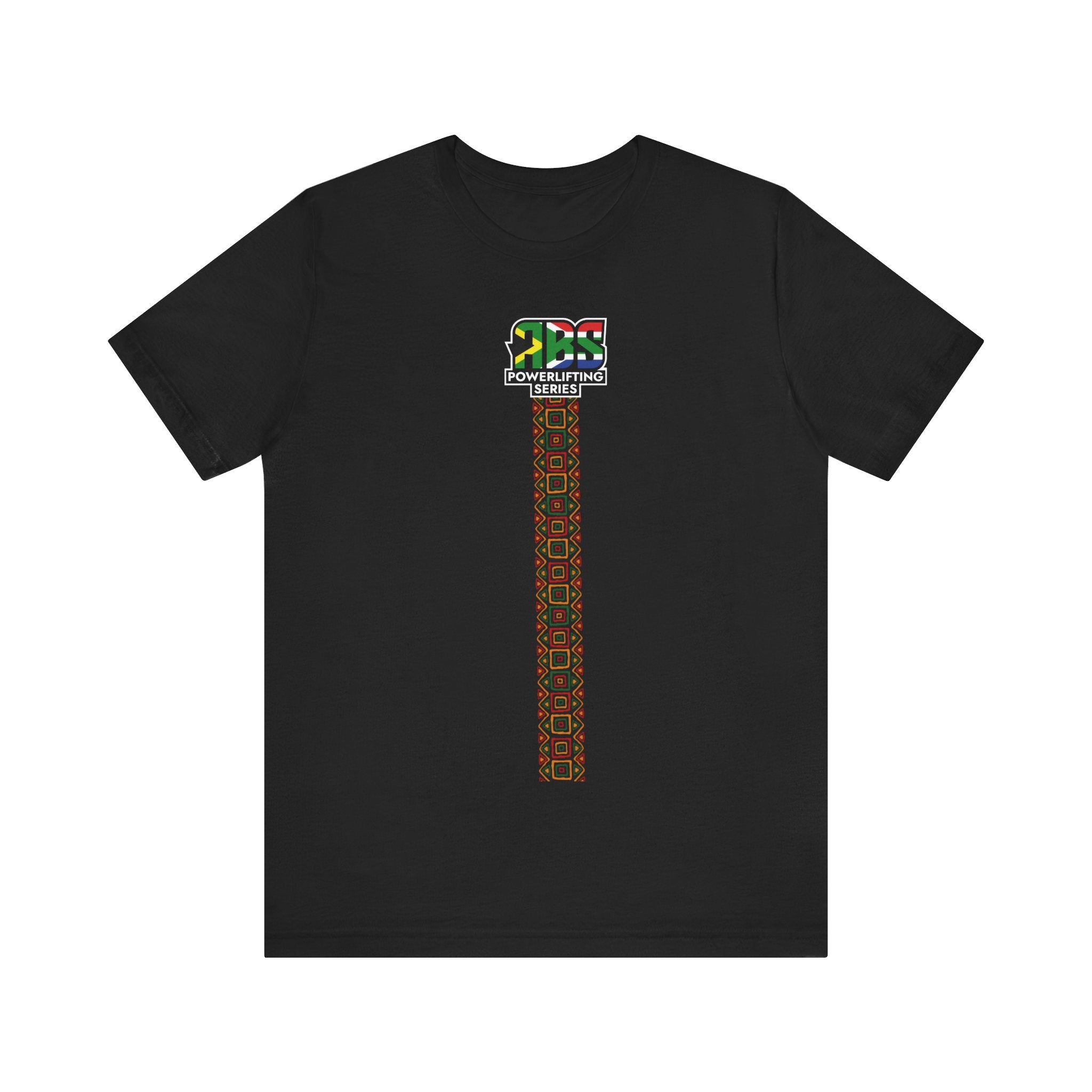 ABS Powerlifting Graphic Tee- South Africa Tribal Pattern
