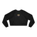 Cropped Pullover — ‘ABS’ Vintage Logo Black Fleece