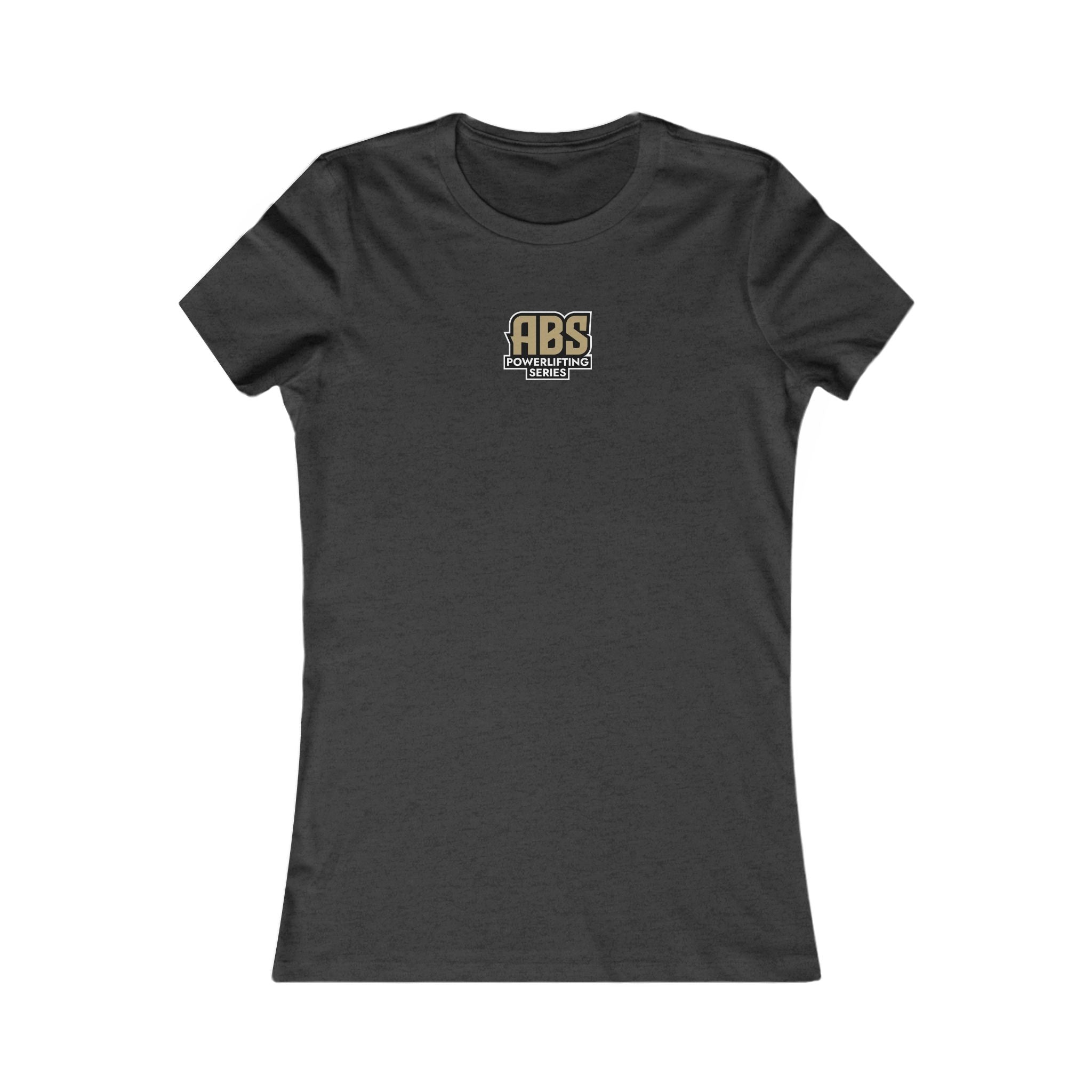 Women's Crew Tee — 'ABS' Retro Logo Chest Graphic