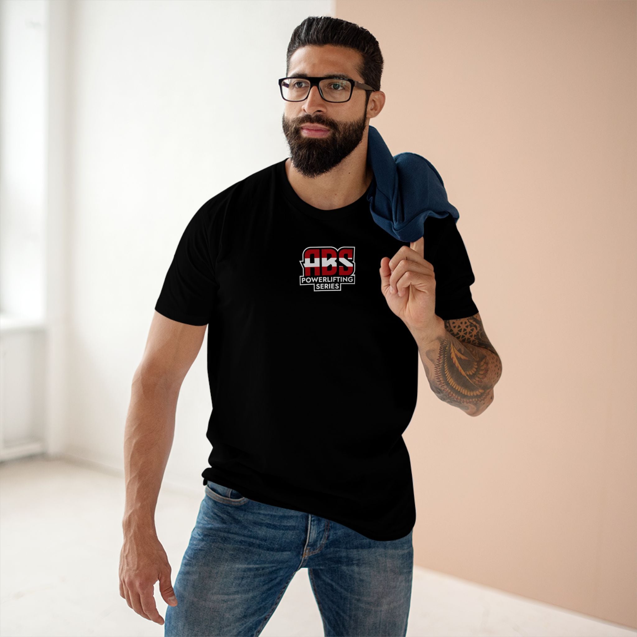 ABS Powerlifting Tee- Austria Small Chest Logo