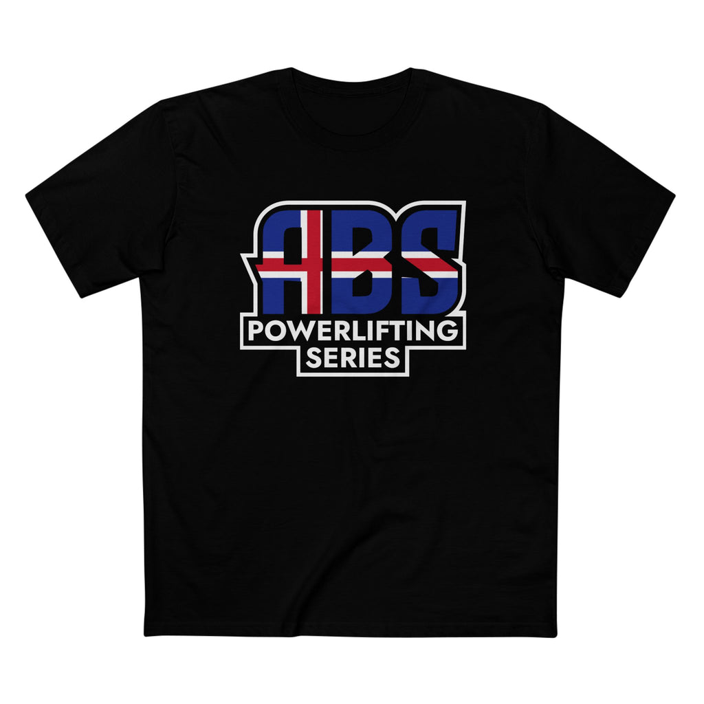 ABS Powerlifting T-shirts- Iceland Small Logo