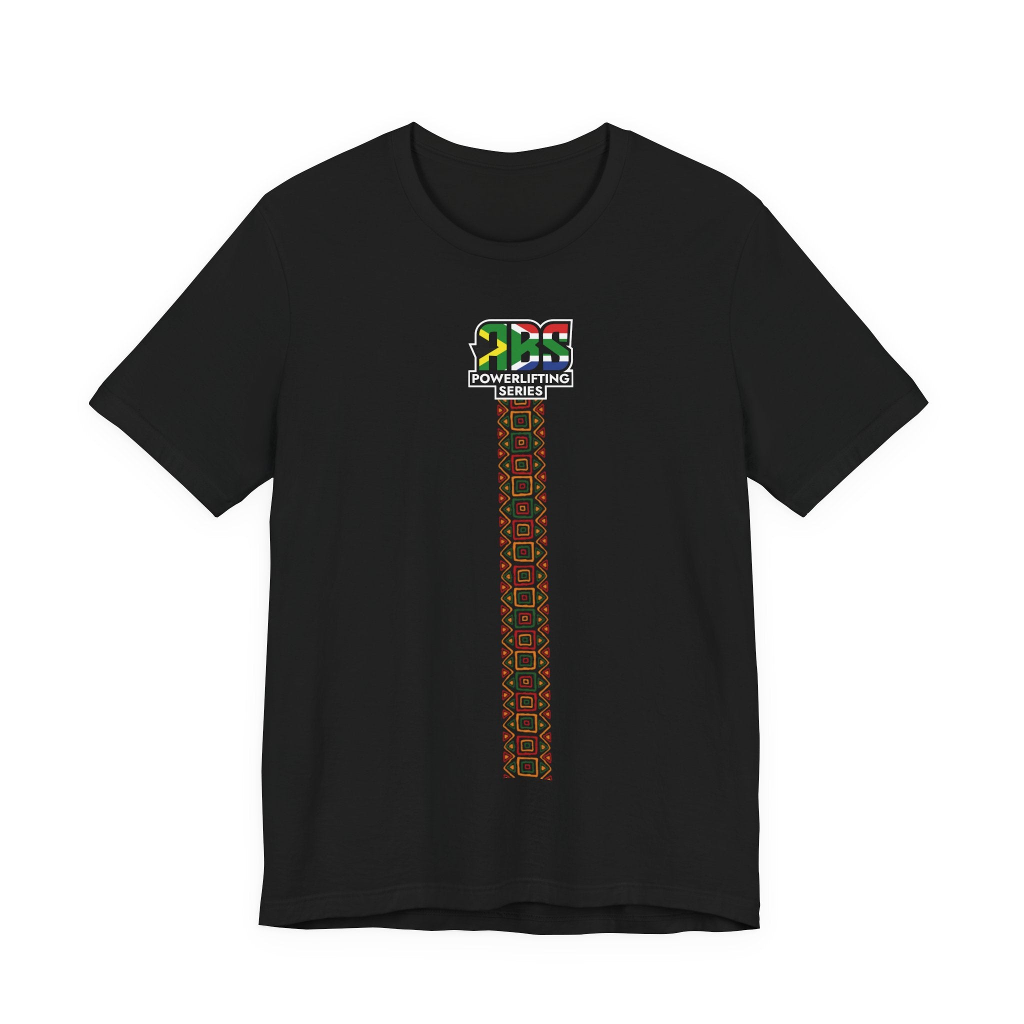 ABS Powerlifting Graphic Tee- South Africa Tribal Pattern