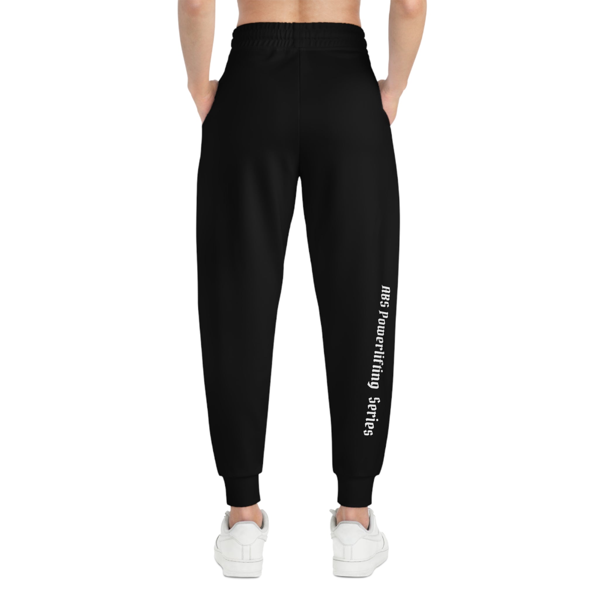 ABS Powerlifting Series Athletic Joggers — Black Gym Sweatpants