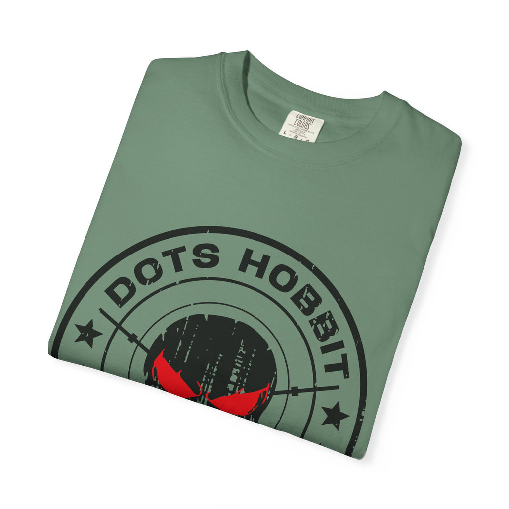 "Dots Hobbit" Skull Logo Cotton T‑Shirt
