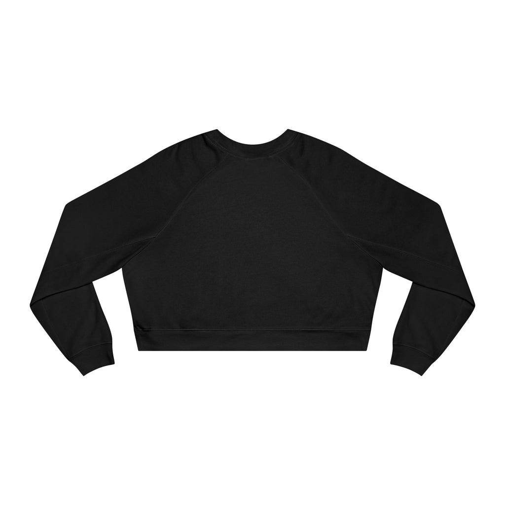 Cropped Pullover — ‘ABS’ Vintage Logo Black Fleece