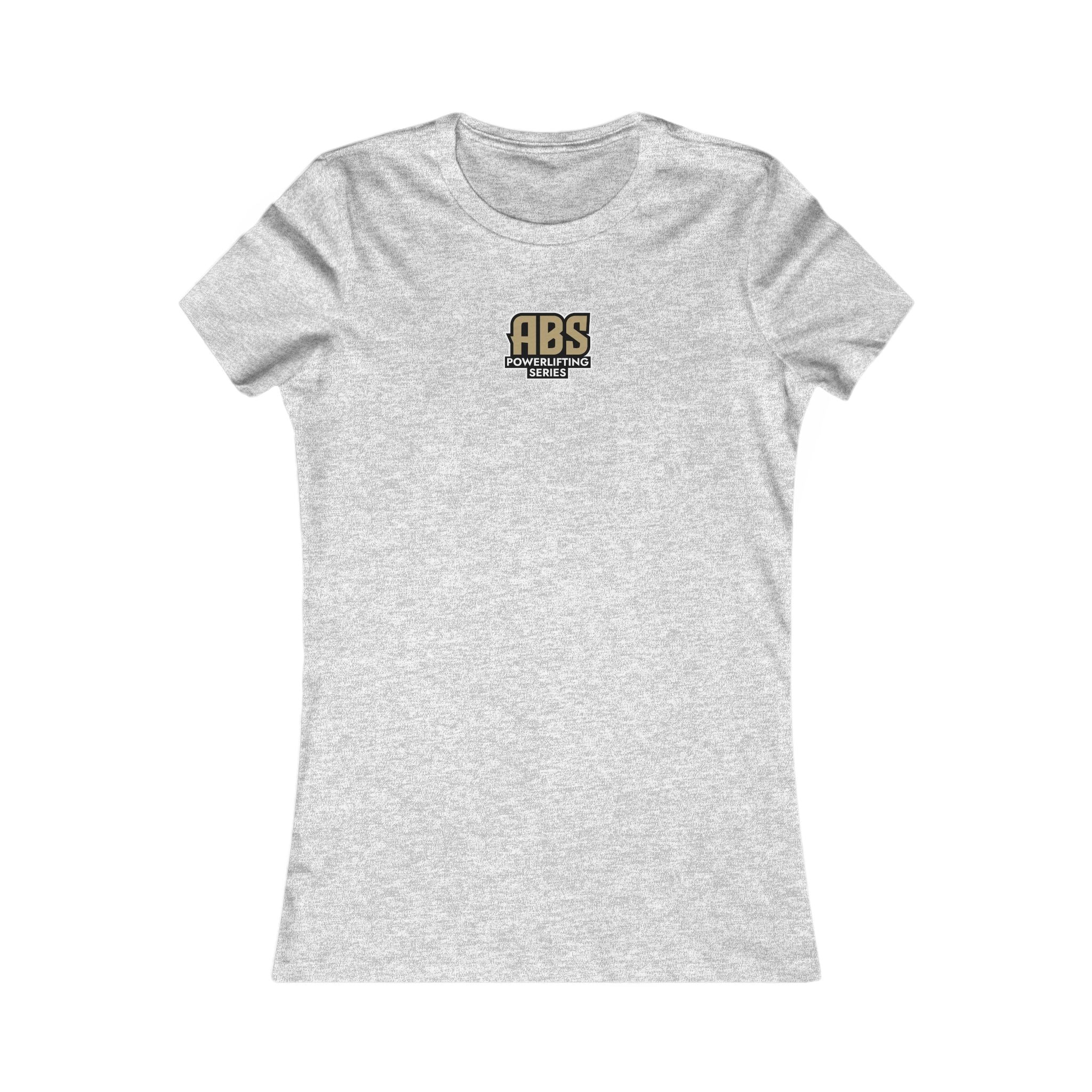 Women's Crew Tee — 'ABS' Retro Logo Chest Graphic