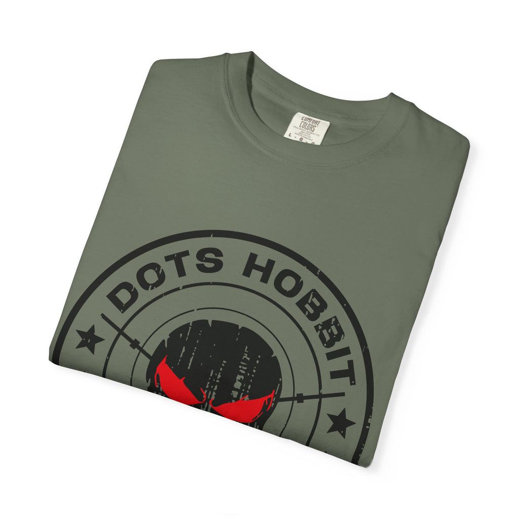 "Dots Hobbit" Skull Logo Cotton T‑Shirt