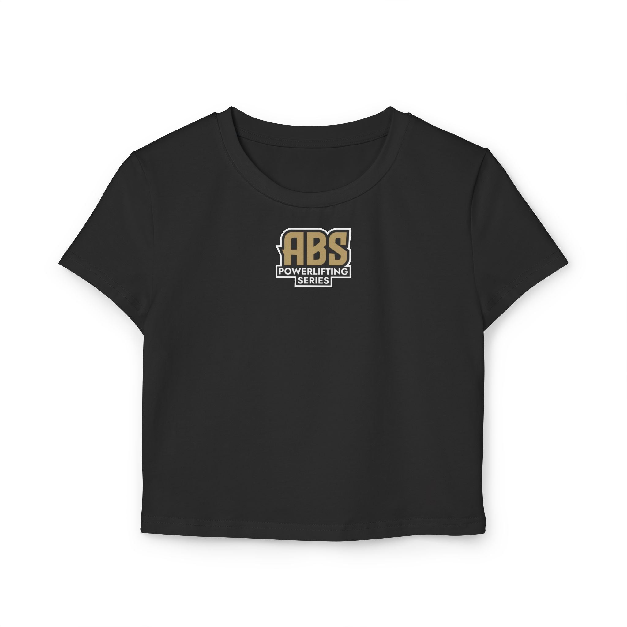 ABS Powerlifting Series Women's Baby Tee – Athletic Gym Crop Top