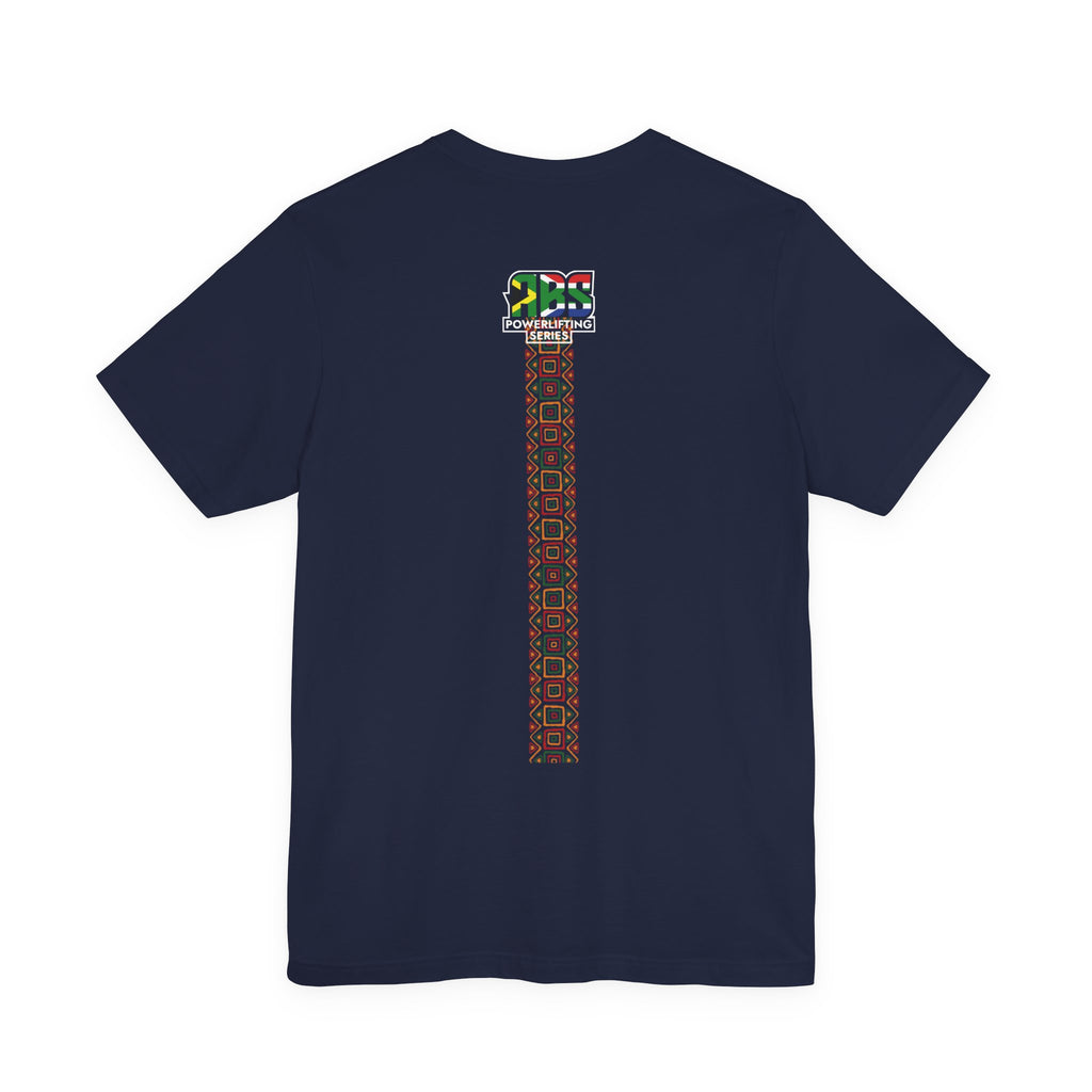 ABS Powerlifting Graphic Tee- South Africa Tribal Pattern