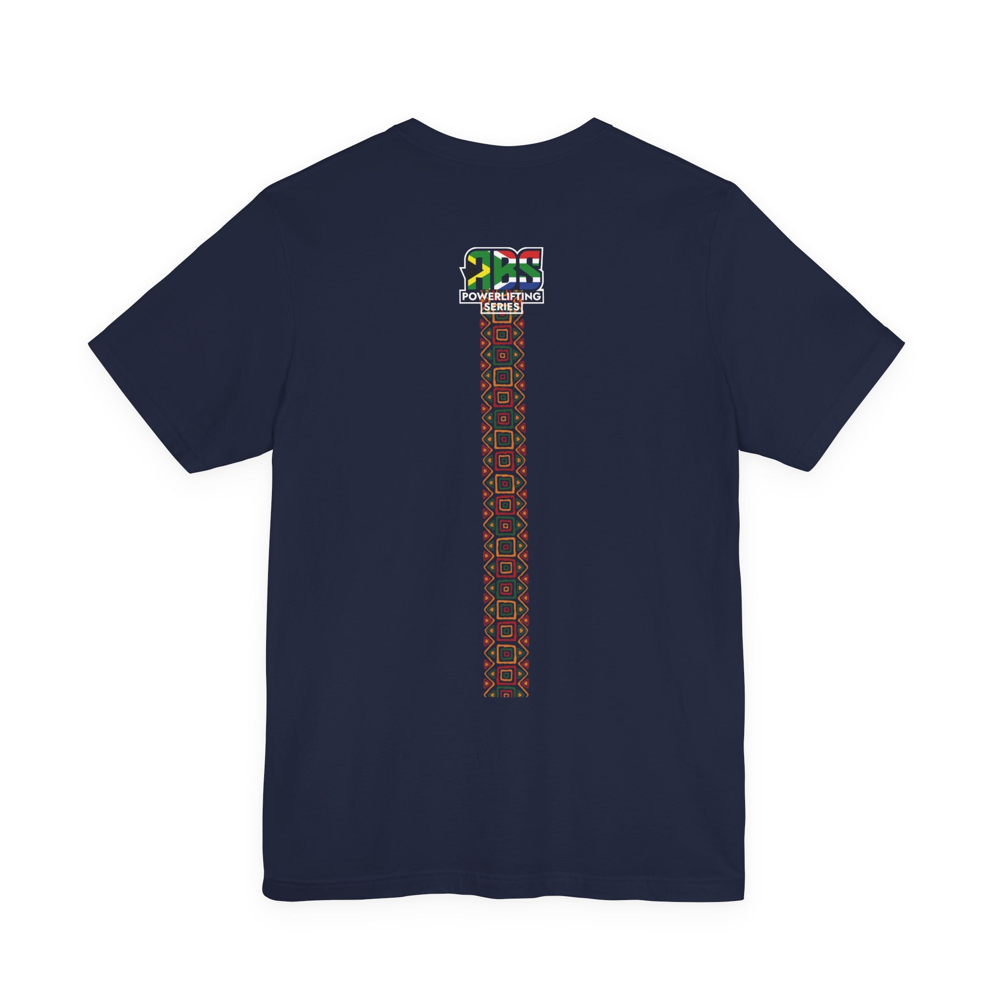 ABS Powerlifting Graphic Tee- South Africa Tribal Pattern