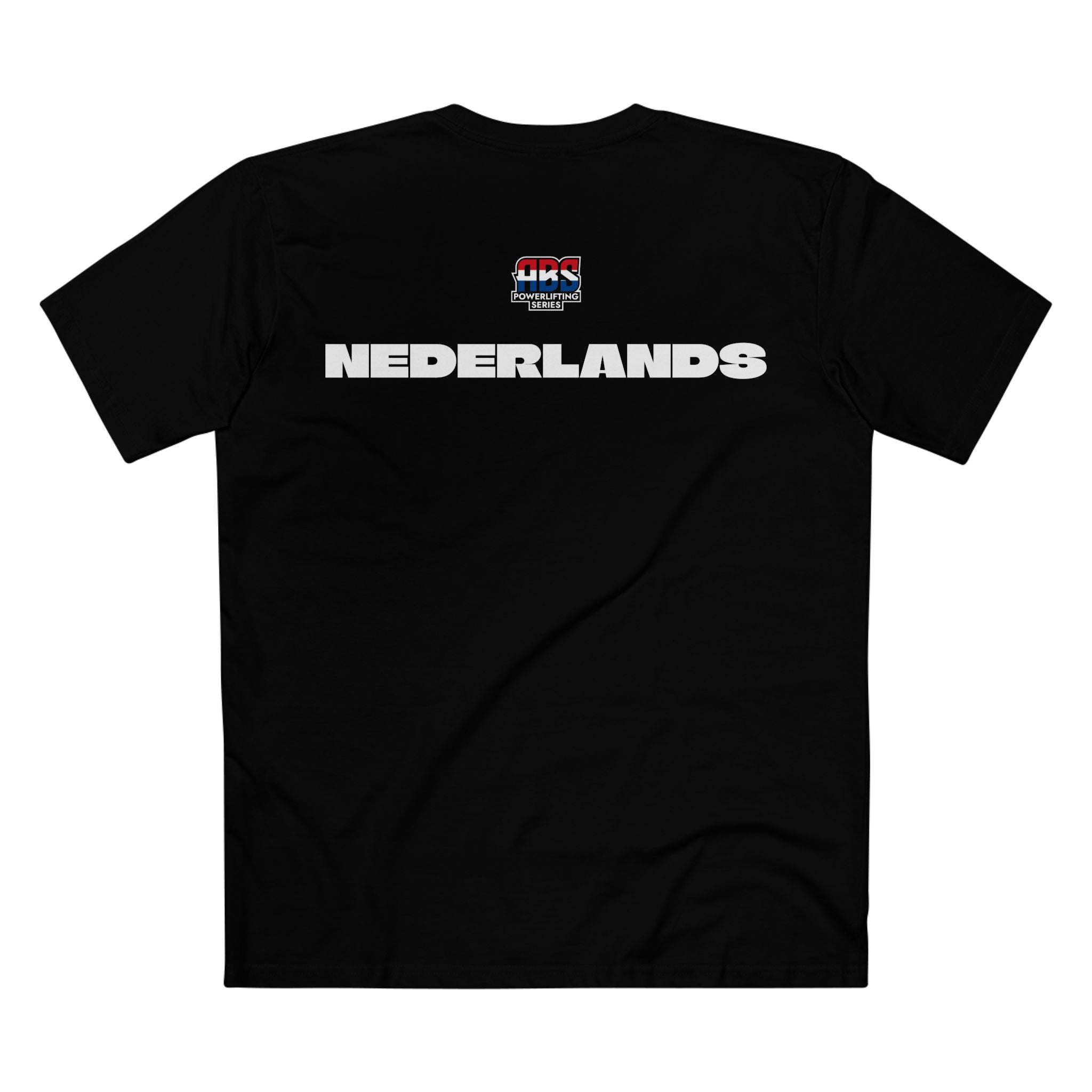 Powerlifting Series Tee - "Nederlands" Small Logo T-Shirt