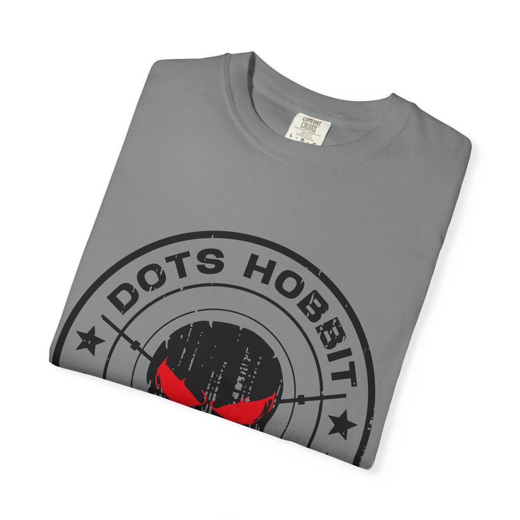"Dots Hobbit" Skull Logo Cotton T‑Shirt