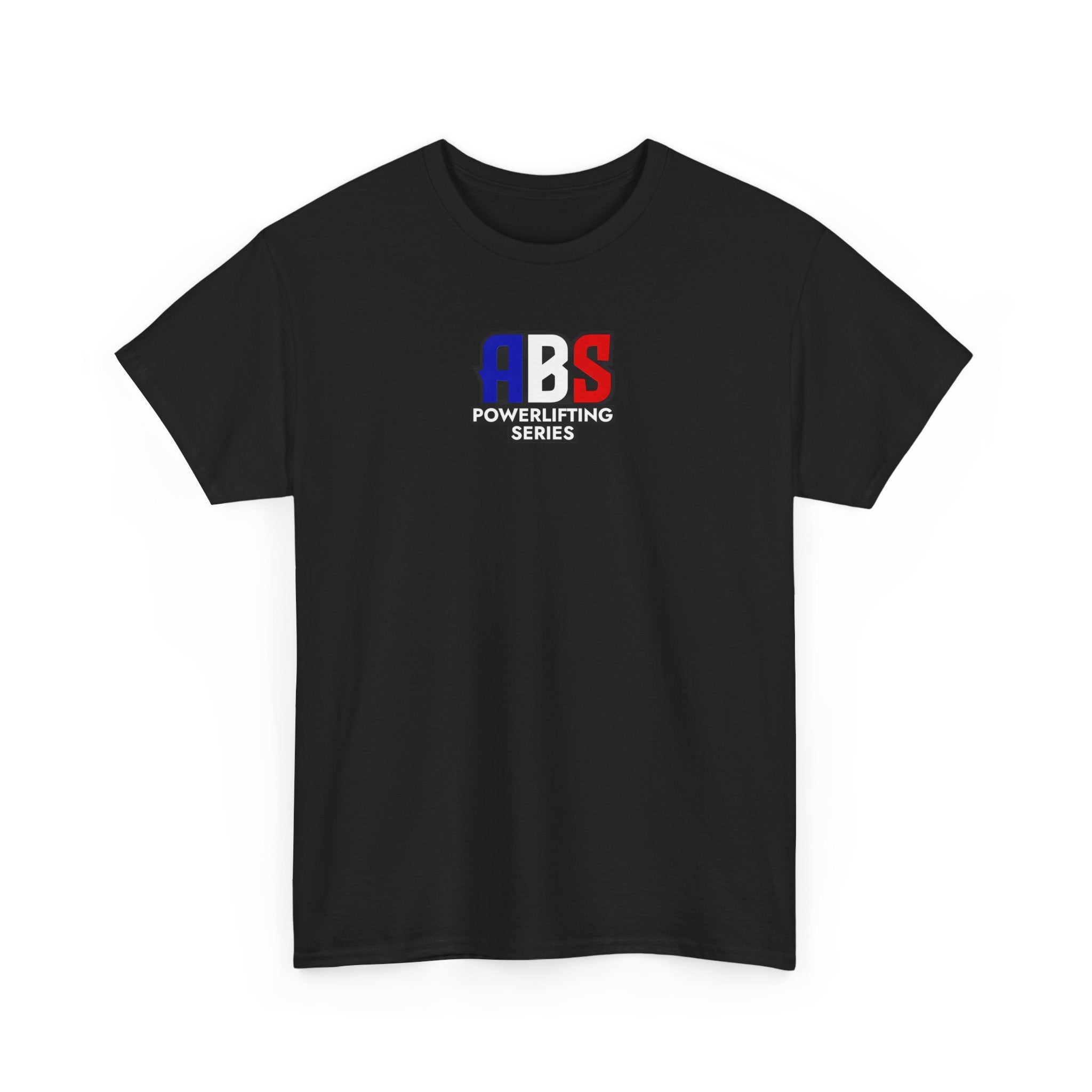 Powerlifting Series T‑Shirt — ABS Logo Fitness Tee