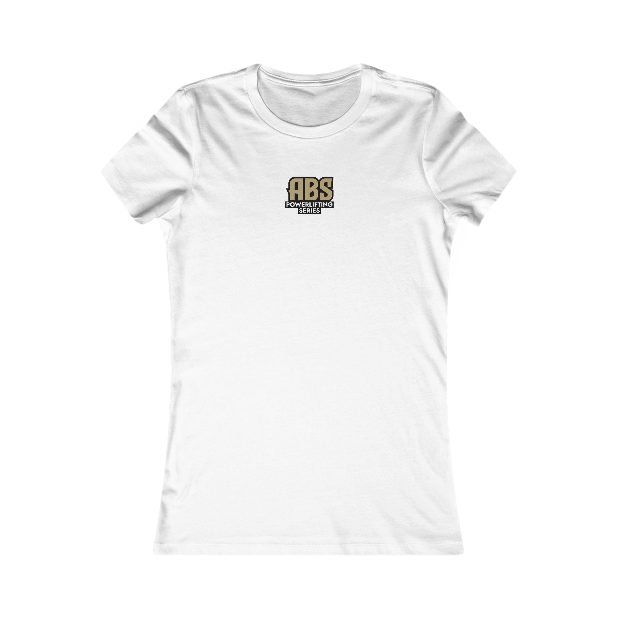 Women's Crew Tee — 'ABS' Retro Logo Chest Graphic