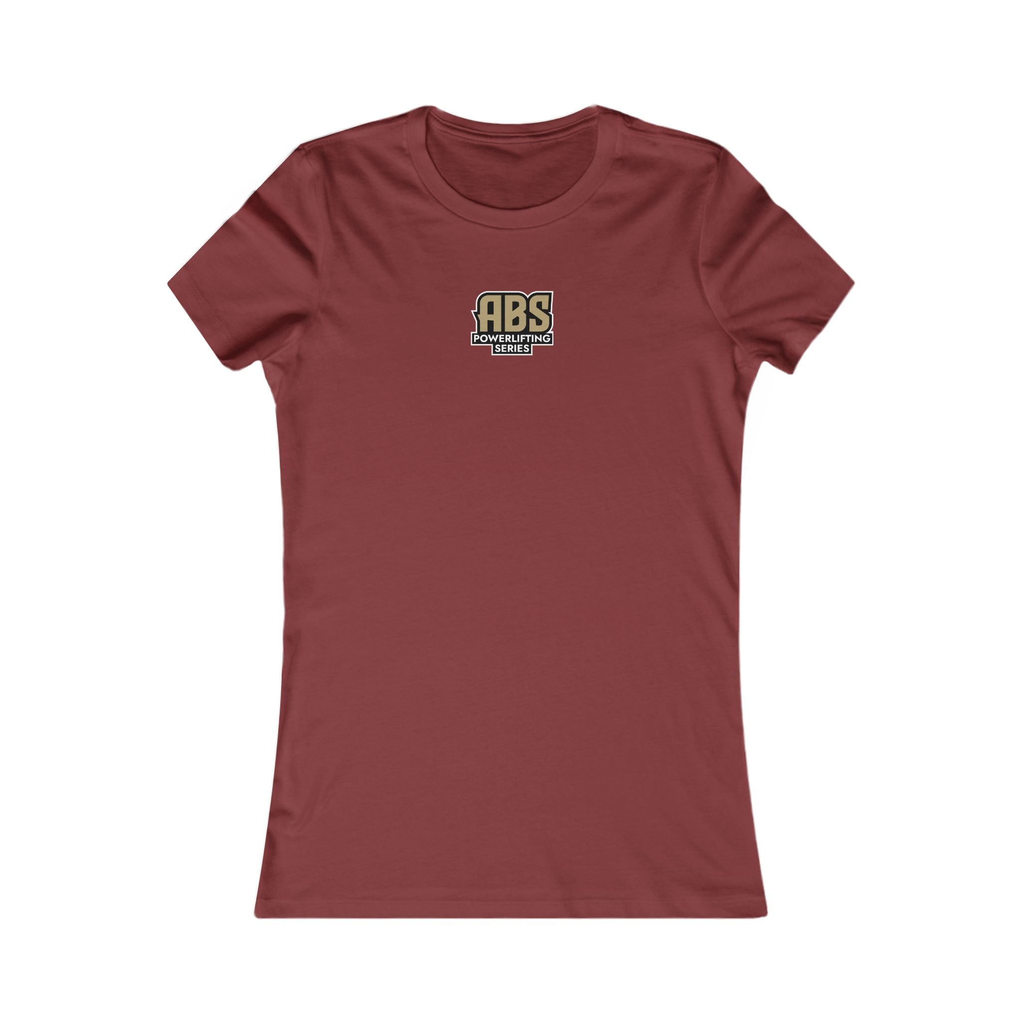 Women's Crew Tee — 'ABS' Retro Logo Chest Graphic