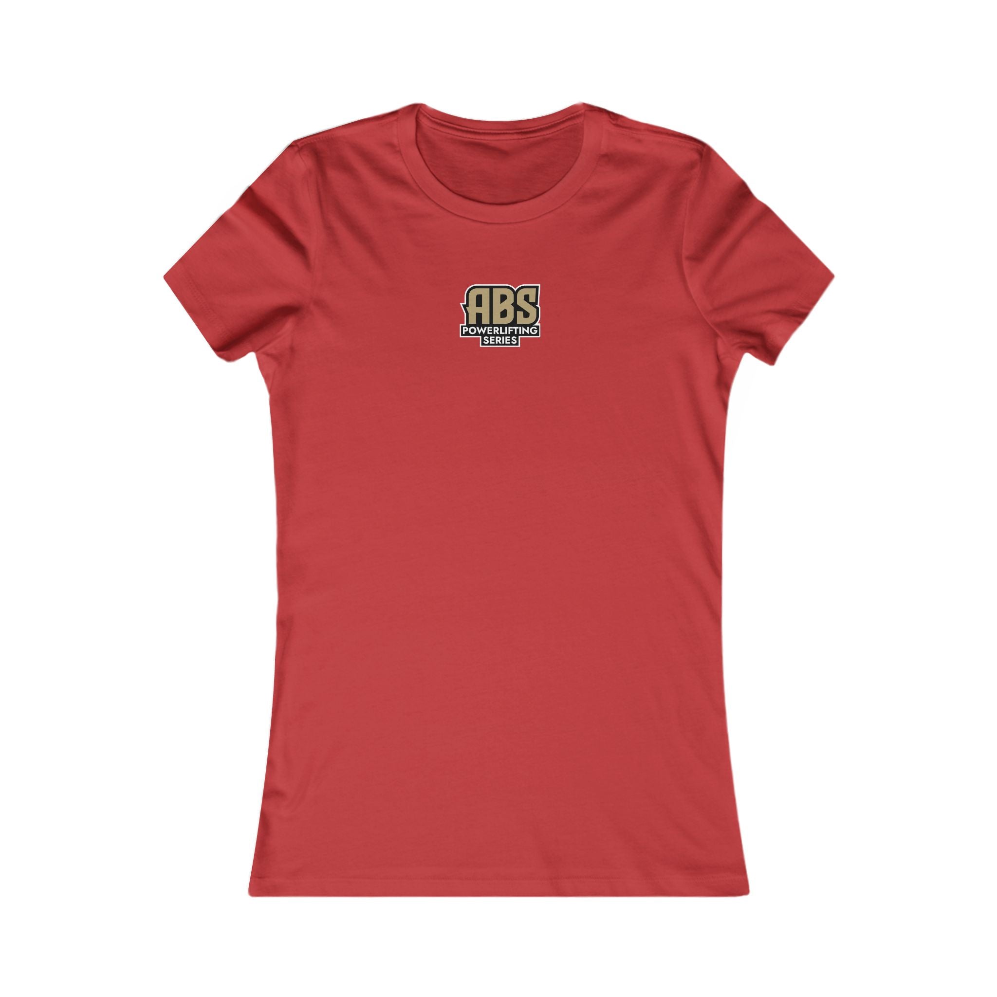 Women's Crew Tee — 'ABS' Retro Logo Chest Graphic