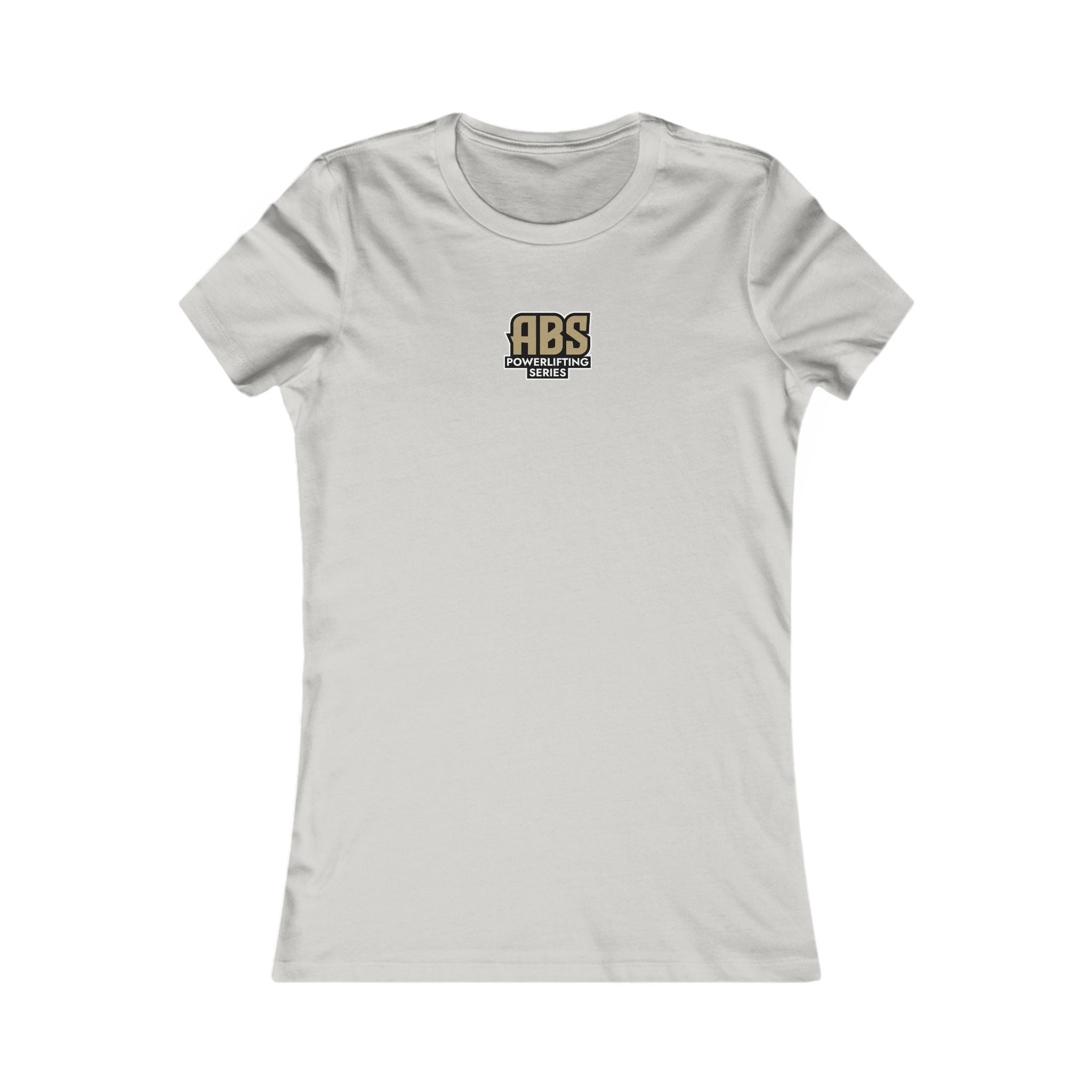 Women's Crew Tee — 'ABS' Retro Logo Chest Graphic