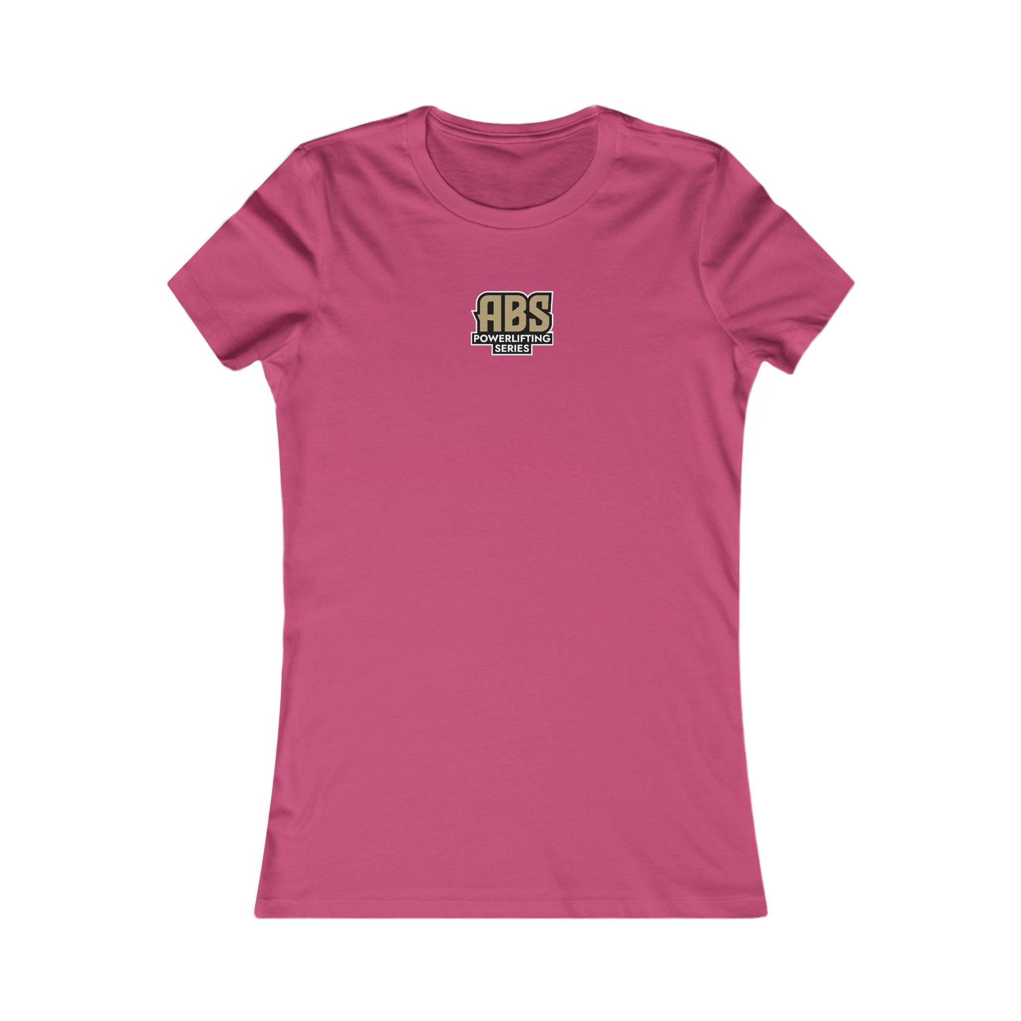 Women's Crew Tee — 'ABS' Retro Logo Chest Graphic