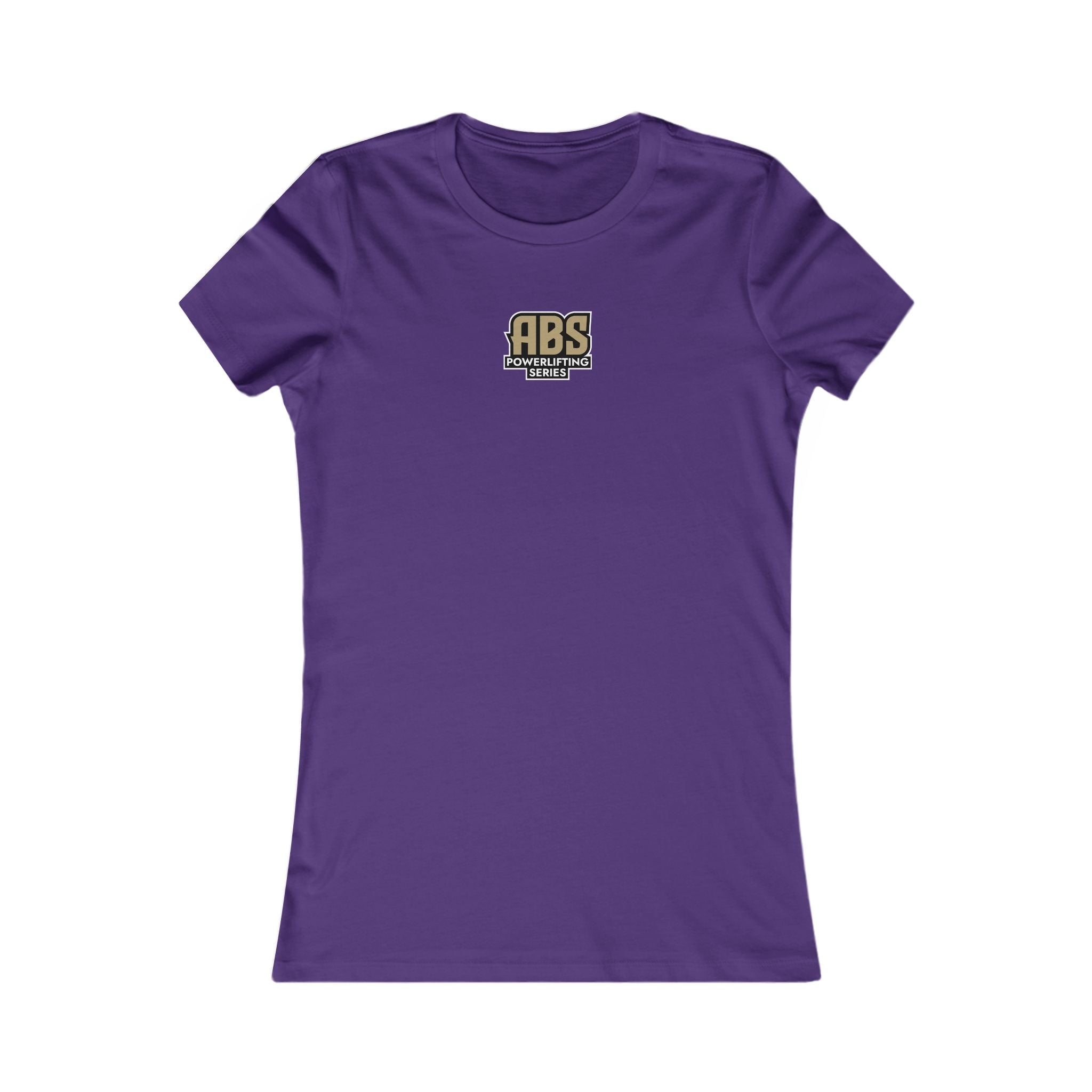 Women's Crew Tee — 'ABS' Retro Logo Chest Graphic