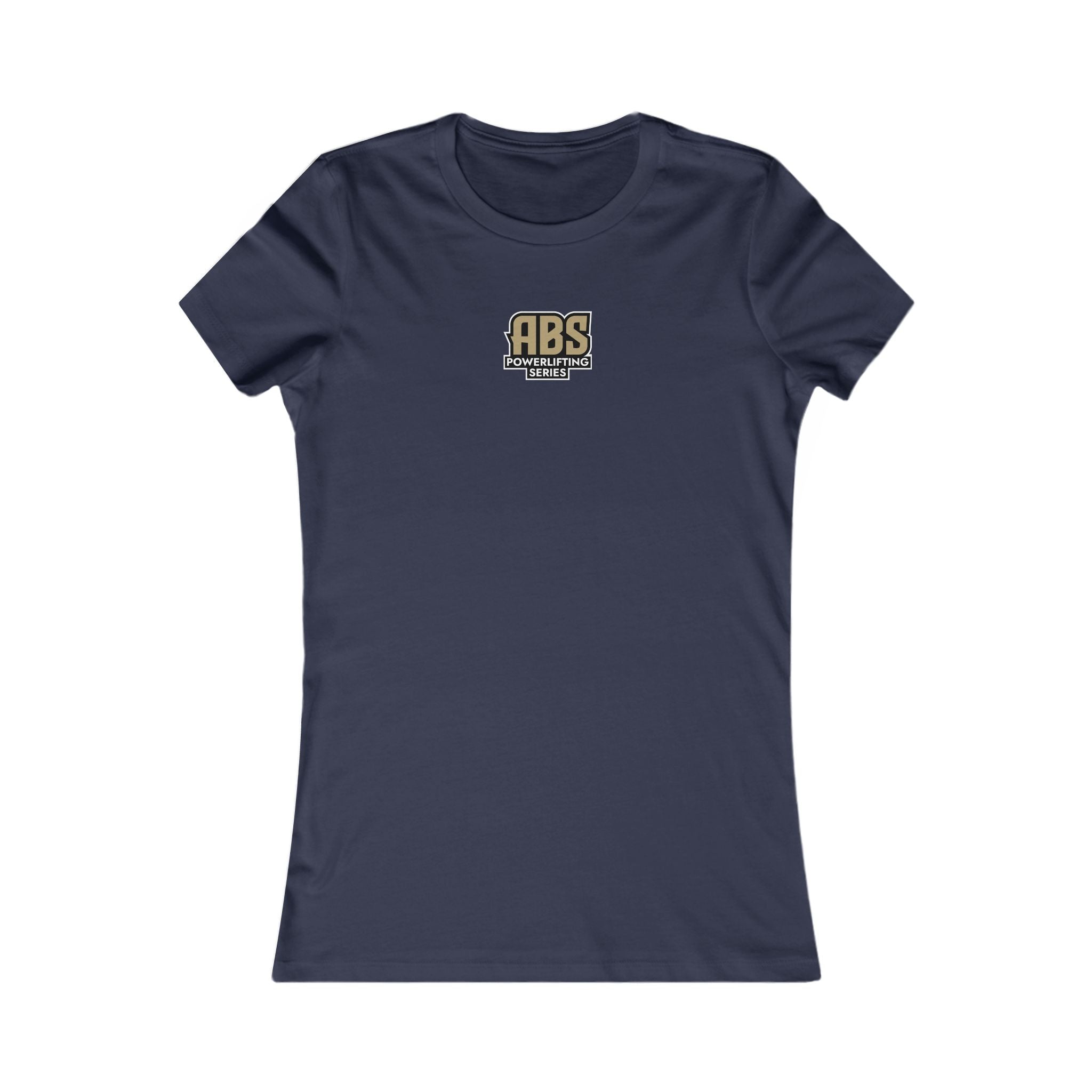Women's Crew Tee — 'ABS' Retro Logo Chest Graphic