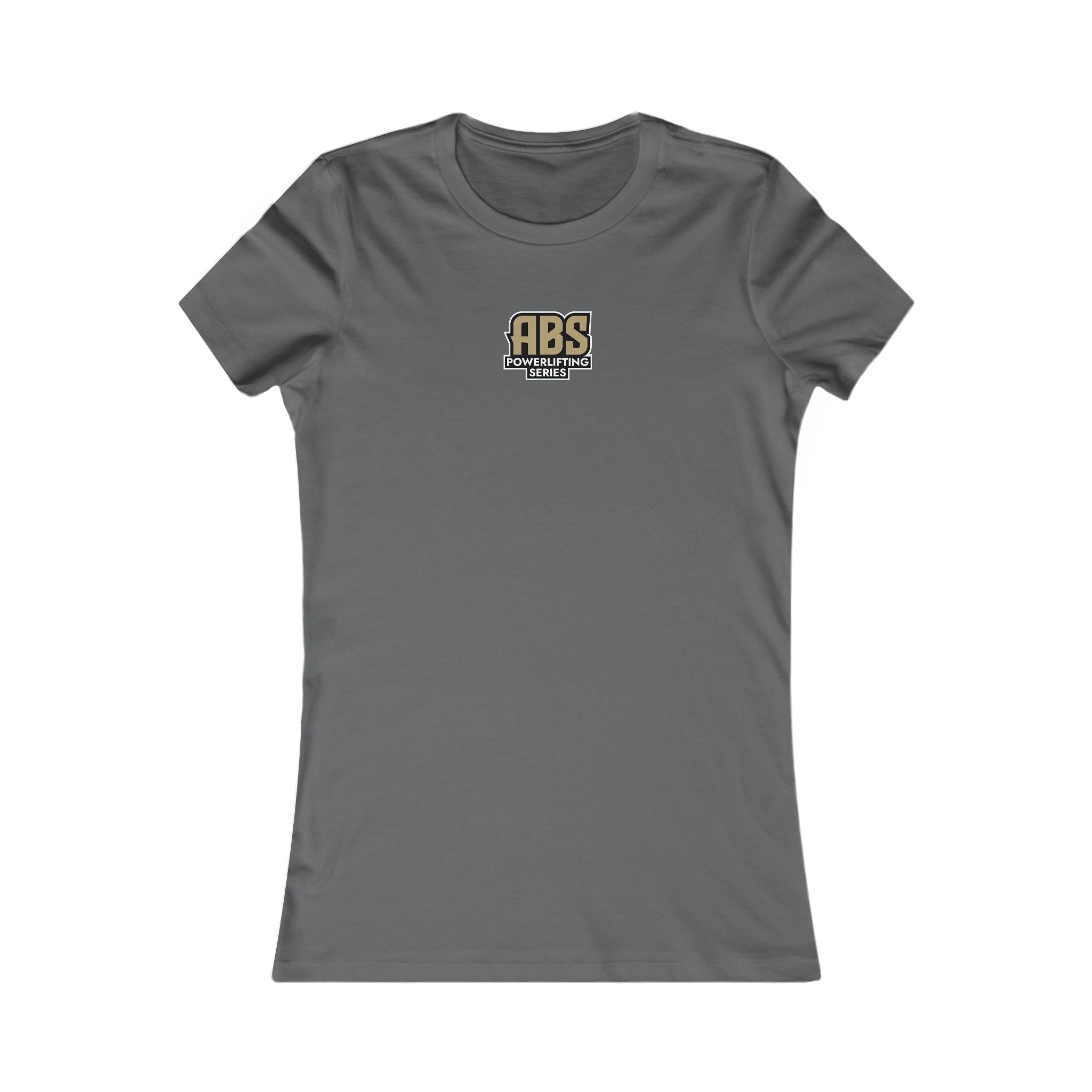 Women's Crew Tee — 'ABS' Retro Logo Chest Graphic