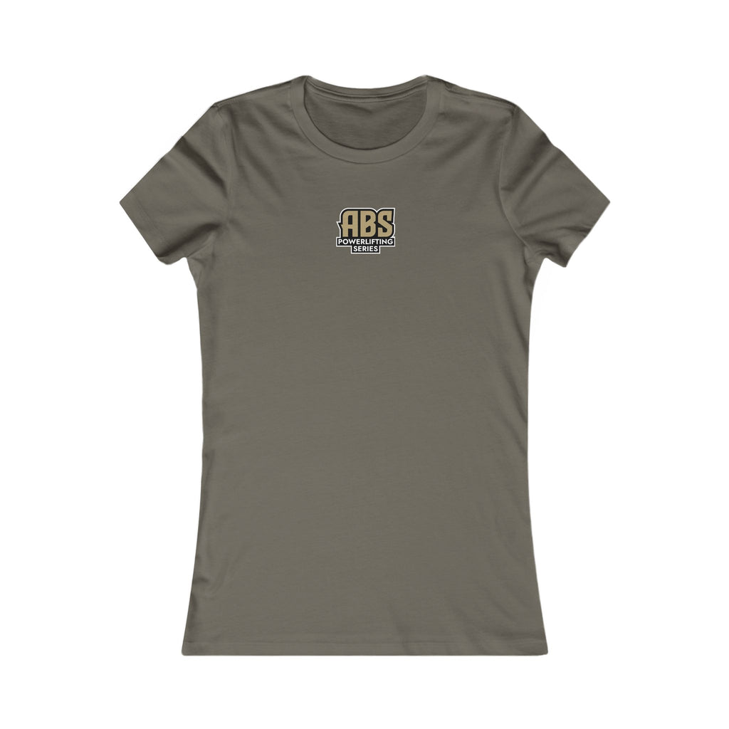 Women's Crew Tee — 'ABS' Retro Logo Chest Graphic