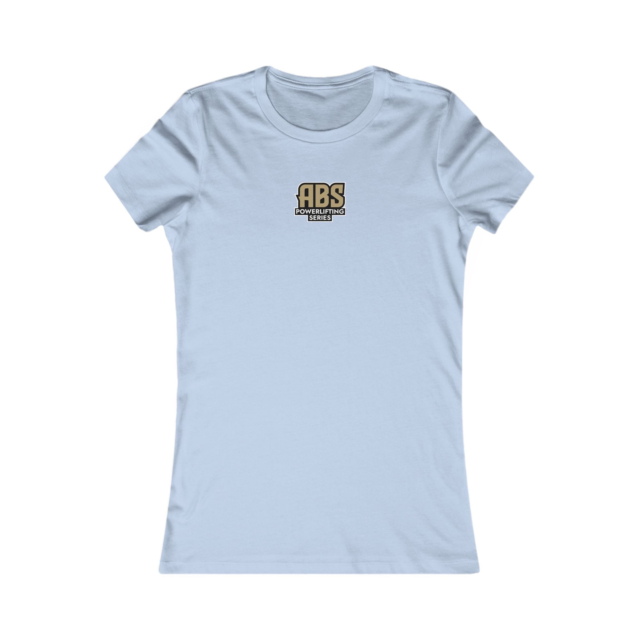 Women's Crew Tee — 'ABS' Retro Logo Chest Graphic