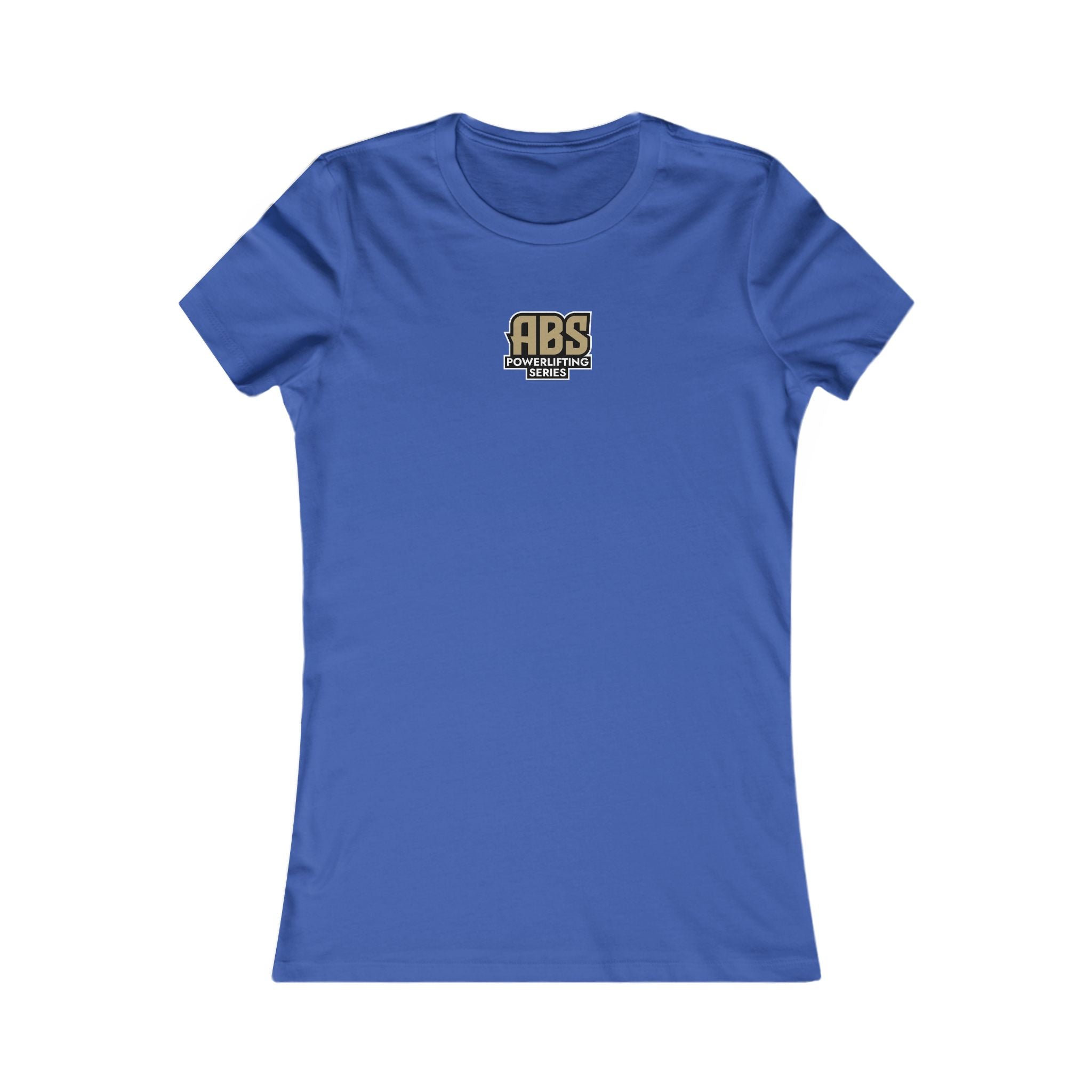 Women's Crew Tee — 'ABS' Retro Logo Chest Graphic