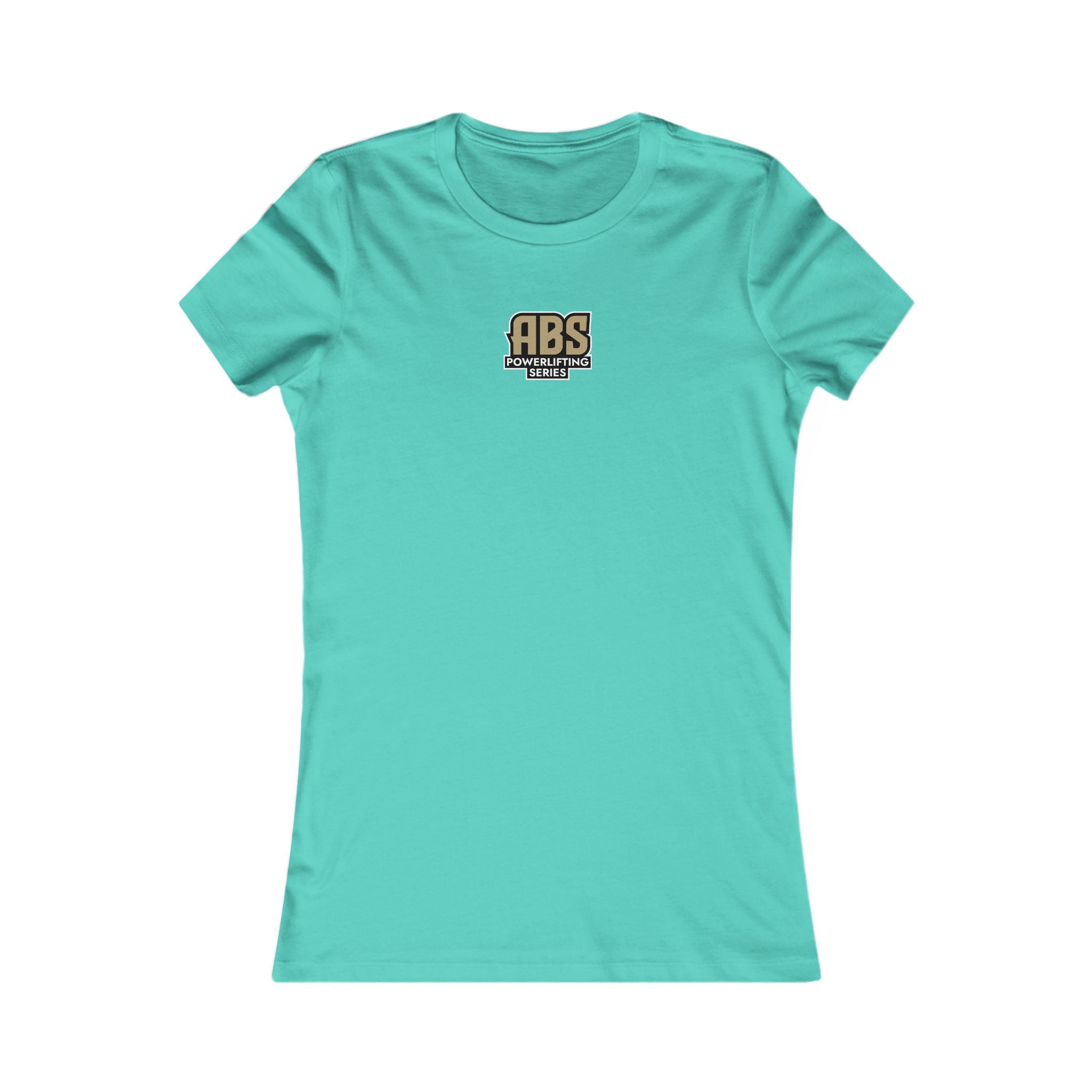 Women's Crew Tee — 'ABS' Retro Logo Chest Graphic